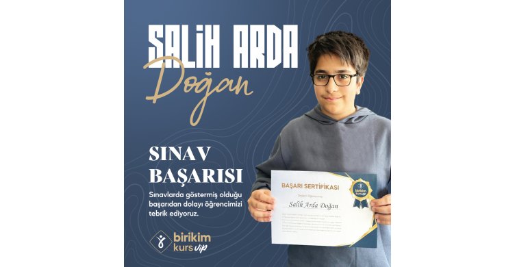 Salih Arda Doğan Sınav Başarısı!